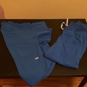 FIGS Royal Ejura top + Zamora joggers